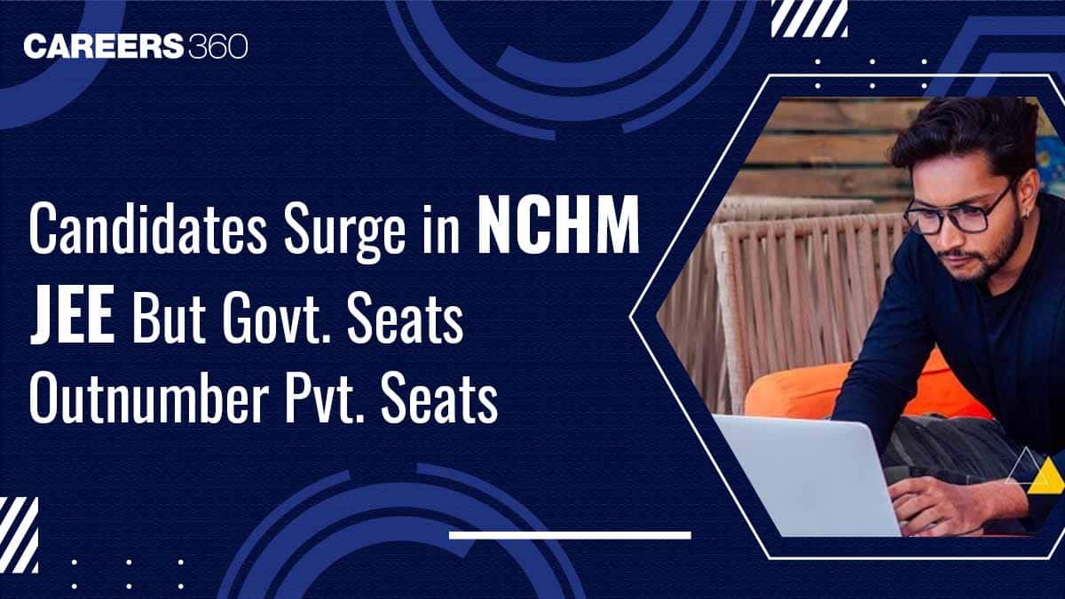 NTA Data Shows Surge in NCHM JEE Candidates, but Government Seats Outnumber Private Seats